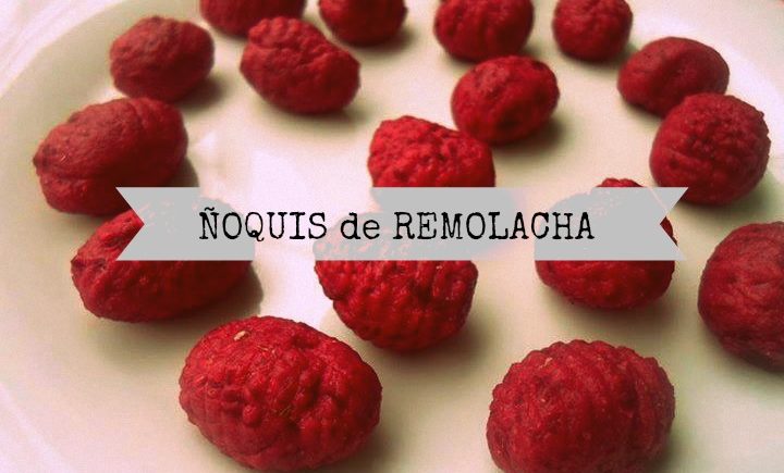 ñoquis de remolacha vegano vegetariano casero facil nutricionsita stefanie heguy montevideo uruguay